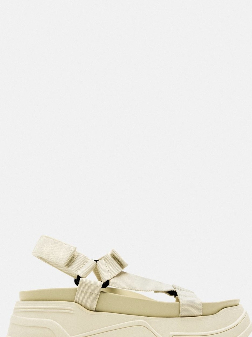 Zara Cream Platform Sport Sandal